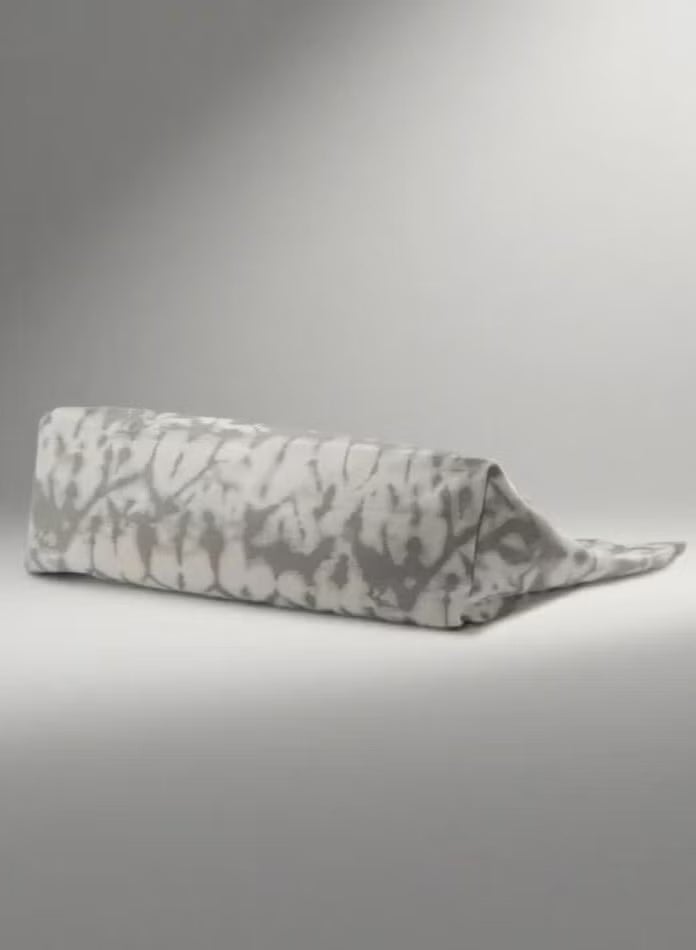 ألو حقيبة ألو يوجا قماشية بحزام كتف واحد للرجال والنساء – حقيبة تسوق كبيرة السعة ورياضة/لياقة – رمادي - Image 3